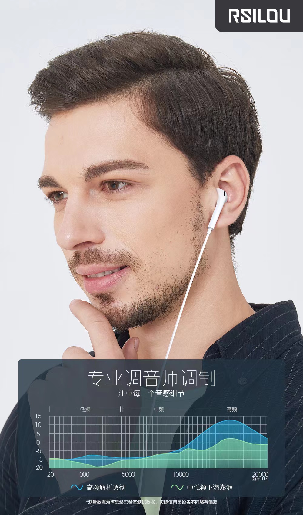 昂达207c 半入耳式type-c线控耳机-惠友e购商城